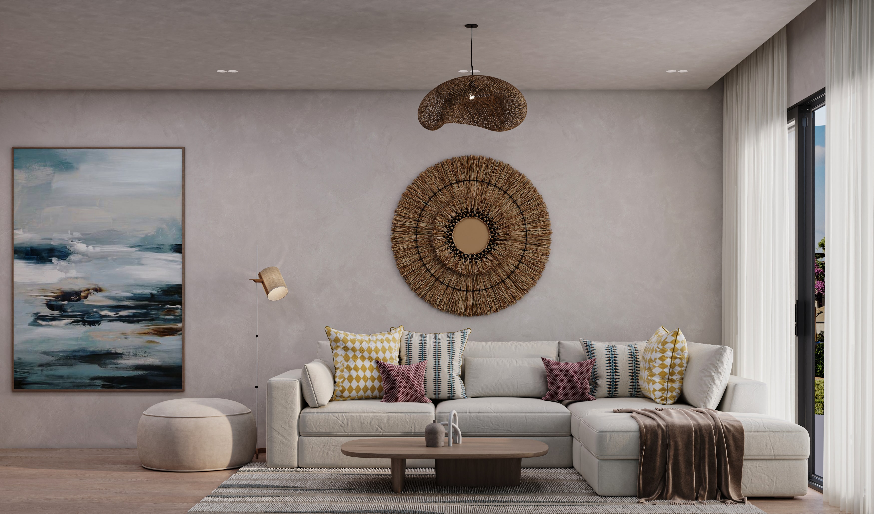 Living room at Cliffs Hilton residences Sharm El Sheikh