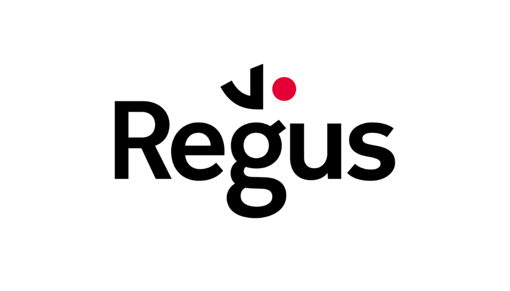 Regus coworking and office space brand logo